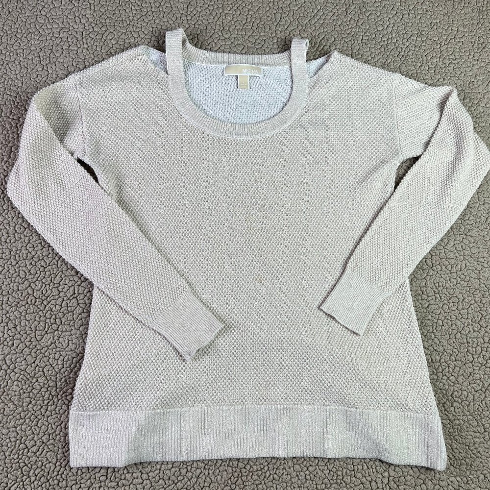 Michael Kors Cold Shoulder Sweater Large